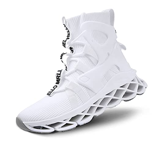 Hello MrLin Sneaker Damen Sportschuhe Laufschuhe Non Slip Leichte Turnschuhe Fashion Walkingschuhe High Top Schuhe Komfortabel von Hello MrLin