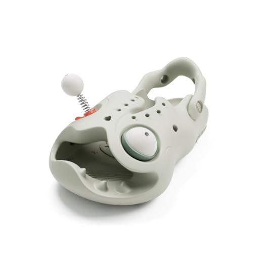 Hello Slippers Mr Skully Slides Sandalen Skull Slides Super Soft Eco-friendly EVA Material Cloud Shoes for Women and Men Indoor & Outdoor, Hellgrau (Frühlings-Zombie), 12.5-13.5 Women/11-12.5 Men von Hello Slippers