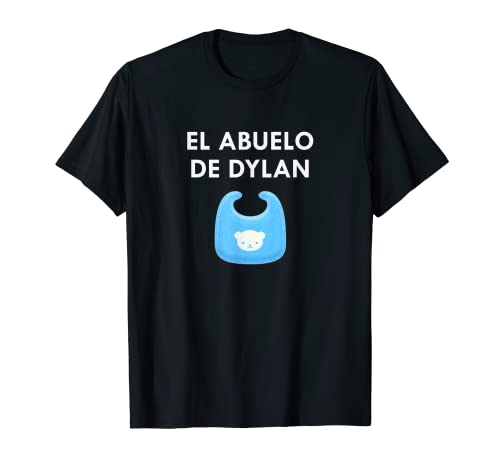 Herren Dylan Großvater | individuelles Design | Enkel Junge Baby T-Shirt von Hello Spark Apparel