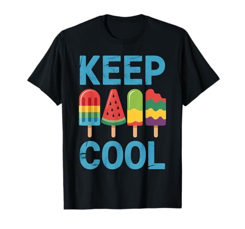 Summer Popsicle Ice Popsicle Lolly Cool Herren Damen Kinder T-Shirt Summer Popsicle Ice Popsicle Lolly Cool Herren Damen Kinder T-Shirt von Hello Summer Sun Stay Cool Popsicle Ice Surfer