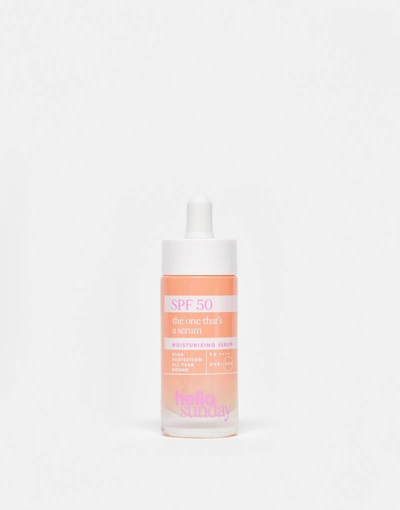Hello Sunday - The One That's a Serum - Feuchtigkeitsspendendes Serum mit LSF 50, 30 ml-Keine Farbe von Hello Sunday