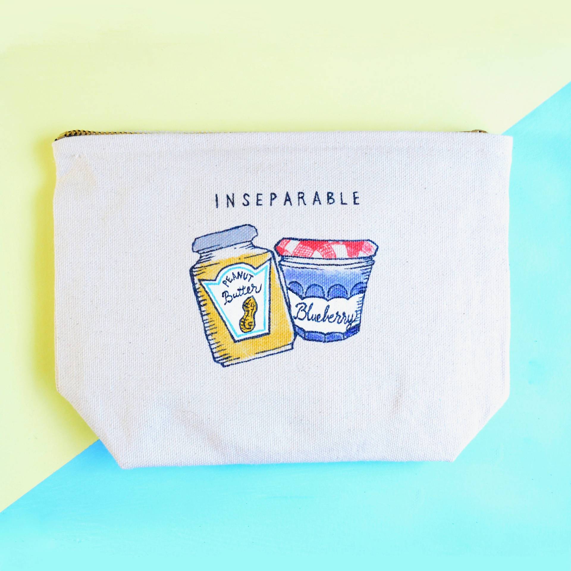 Hand Bemalt/Genähte Tasche Hand Bemalt/Genähte Tasche von HelloAndGoodbyeCraft