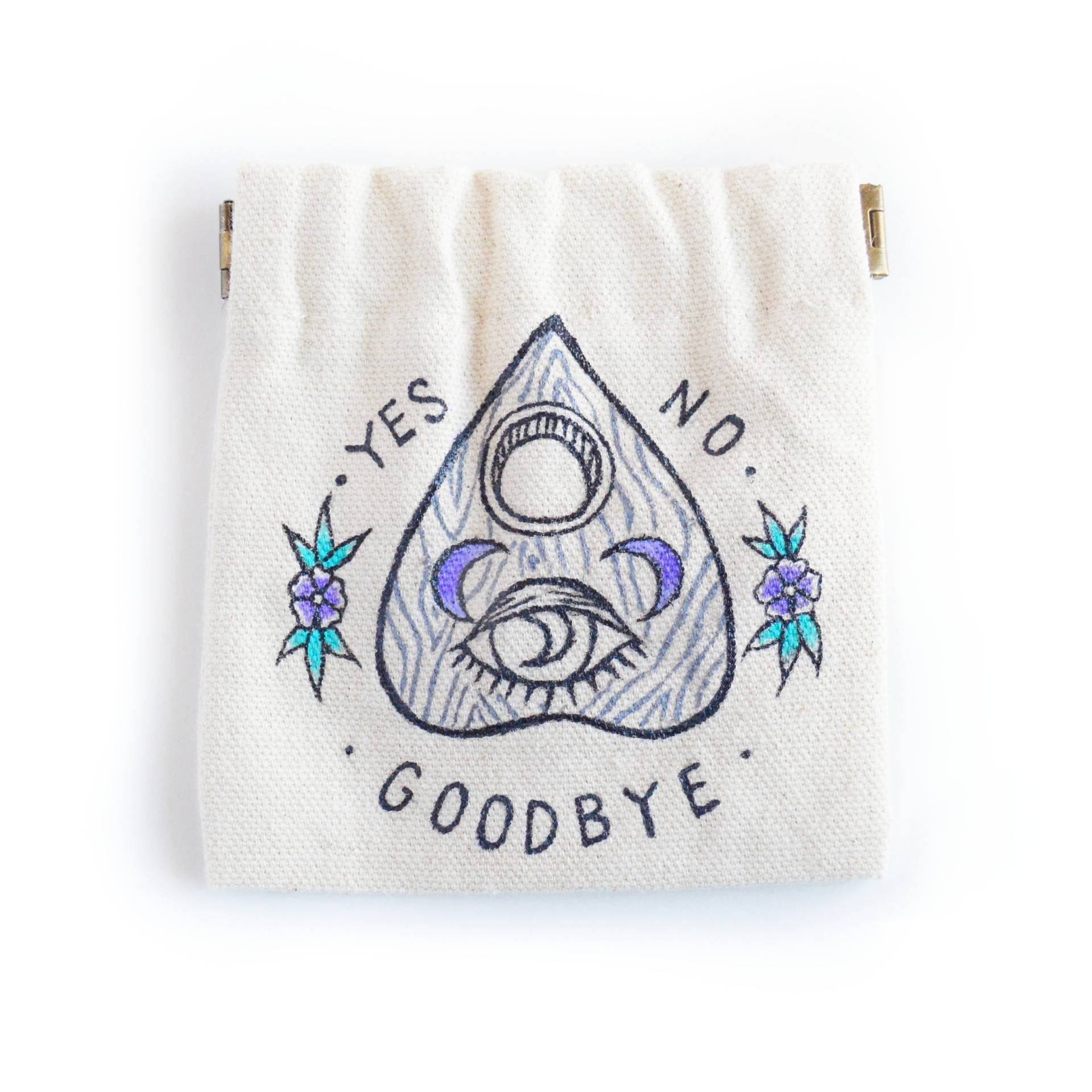 Hand Bemalt Münzfach Hand Bemalt Münzfach von HelloAndGoodbyeCraft
