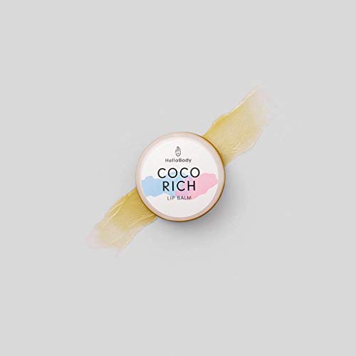 Hellobody Coco Rich Lip Balm (15Ml)€“ Lippenbalsam€“ Natürliche Lippenpflege Für Gesunde & Volle Lippen€“ Mit Sheabutter, Kokosöl Und Olivenöl€“ Kokosduft von HelloBody