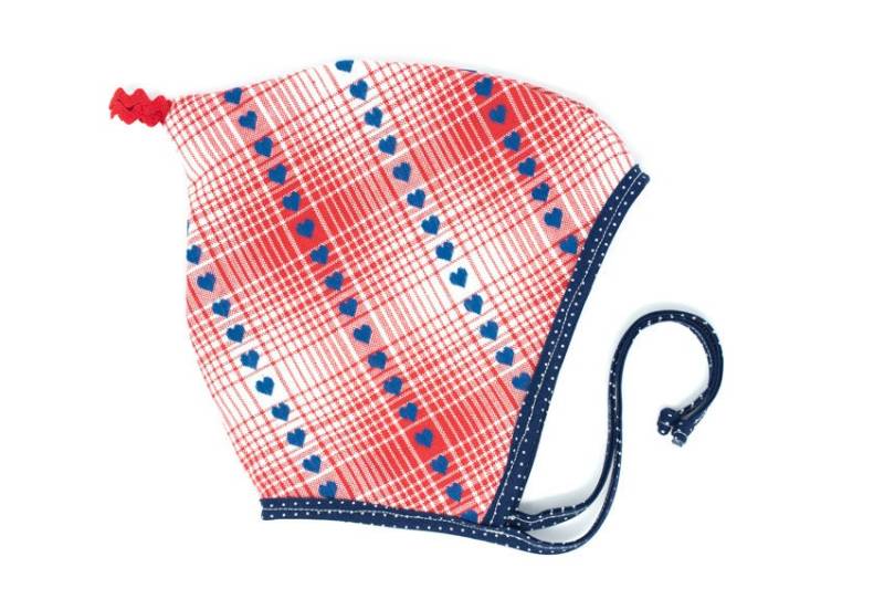 Kindermütze Babymütze Kariert Oktoberfest Herzen von HelloLittleHandmade