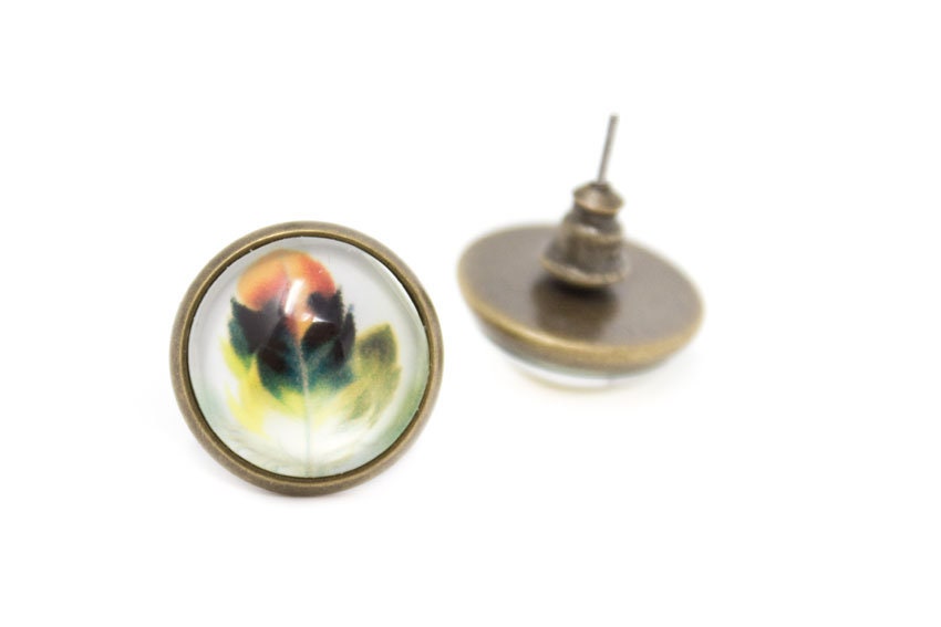 Ohrstecker Feder von HelloLittleHandmade