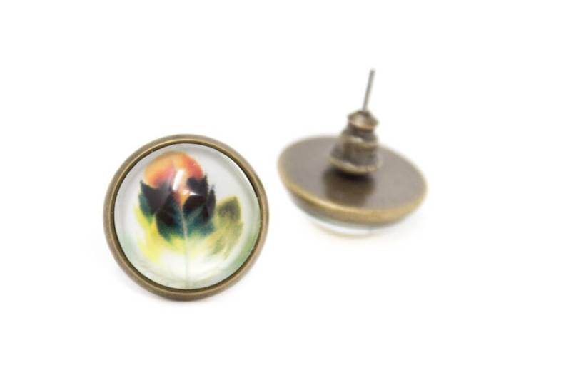 Ohrstecker Feder von HelloLittleHandmade