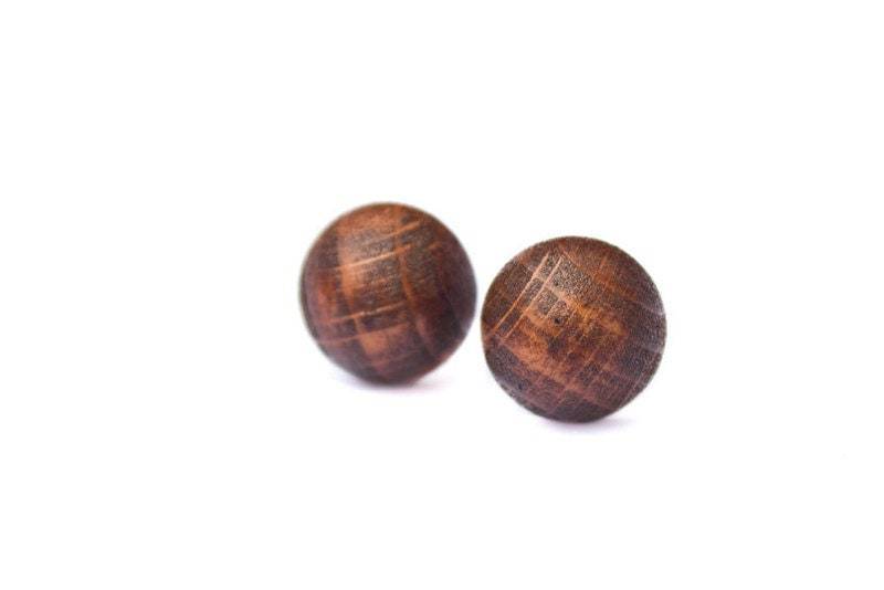 Ohrstecker Holz Ohrstecker Holz von HelloLittleHandmade