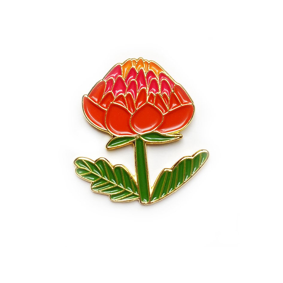 Anstecknadel | Waratah Anstecknadel | Waratah von HelloMissMay