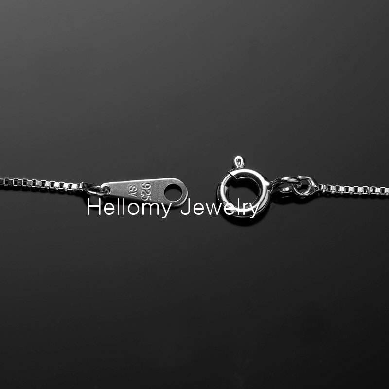 925 Sterling Silber 0, 8 Mm Box-Kettenhalskette, 14 "~ 30" 925 Sterling Silber 0, 8 Mm Box-Kettenhalskette, 14 "~ 30" von HelloMyJewelry