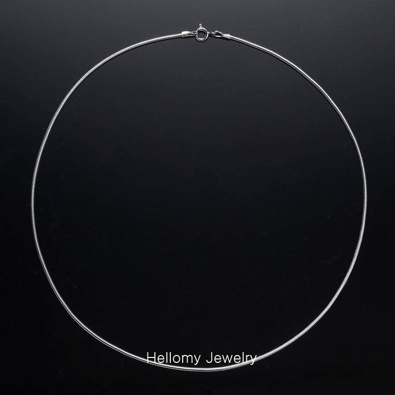 925 Sterlingsilber, 1, 0 Mm, 1, 1 Mm Schlangenkette Halskette, Rhodiniert, Anlaufschutz 925 Sterlingsilber, 1, 0 Mm, 1, 1 Mm Schlangenkette Halskette, Rhodiniert, Anlaufschutz von HelloMyJewelry