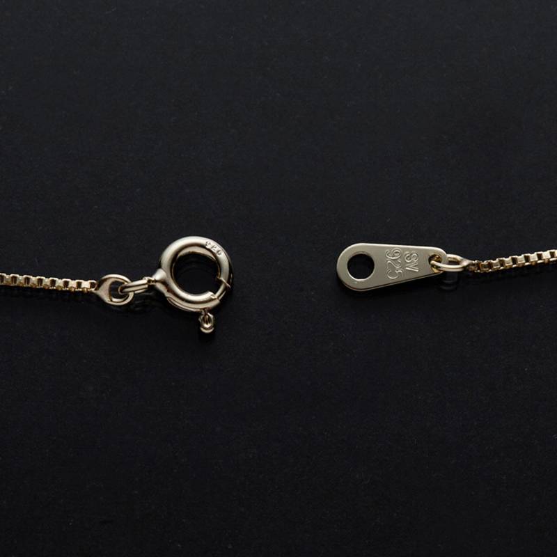 sterling Silber, 925, 0.8 Mm, Box-Kettenhalskette, 18K Vergoldet, Grosshandel sterling Silber, 925, 0.8 Mm, Box-Kettenhalskette, 18K Vergoldet, Grosshandel von HelloMyJewelry