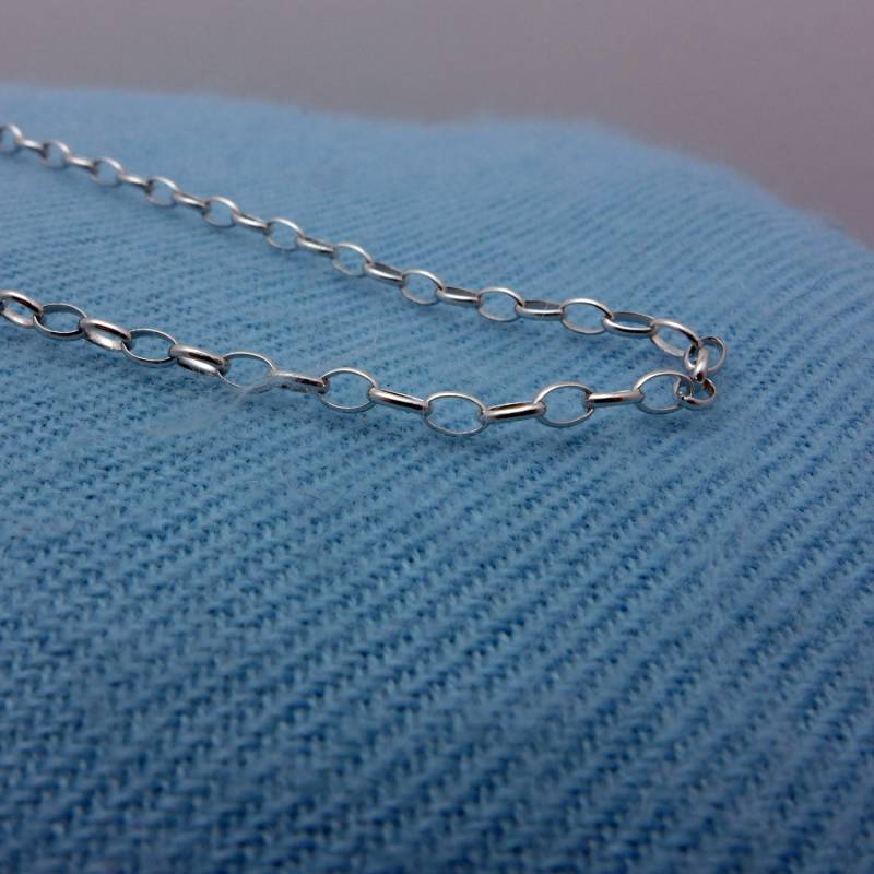 sterling Silber, 925, 16 , 18 20 22 24 2, 4 Mm, 3, 2 Oval Rolo Halskette Großhandelspreis Anti Tarnish sterling Silber, 925, 16 , 18 20 22 24 2, 4 Mm, 3, 2 Oval Rolo Halskette Großhandelspreis Anti Tarnish von HelloMyJewelry