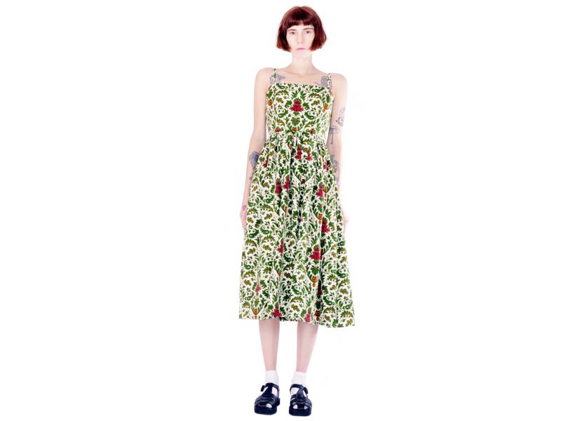 Kleid Mit Damast Print von HelloSidney