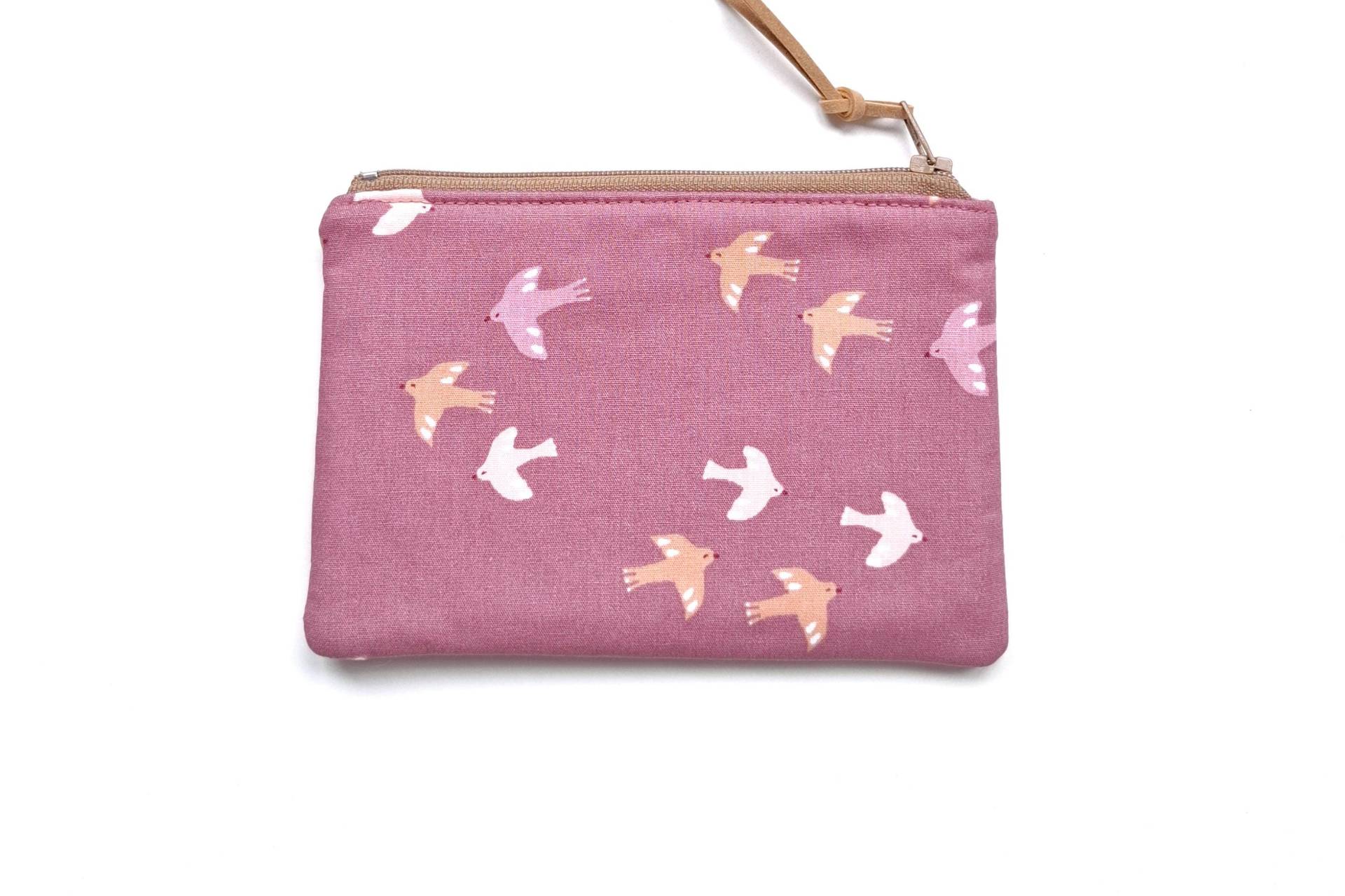 Floral Mini Portemonnaie, Geldbörse, Kleine Reißverschluss Tasche, Kartenhalter von HelloVioleta
