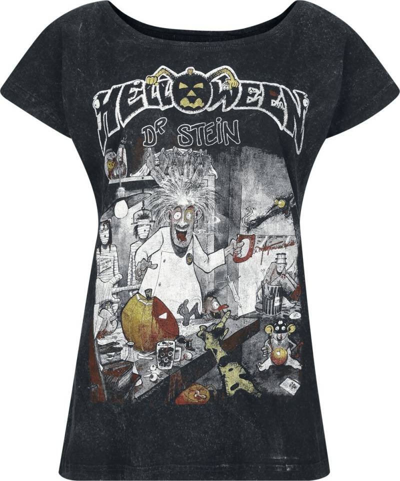 Helloween Dr. Stein T-Shirt anthrazit in S von Helloween