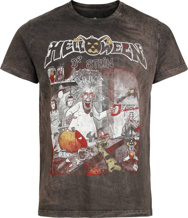 Helloween Dr. Stein T-Shirt grau in 3XL von Helloween