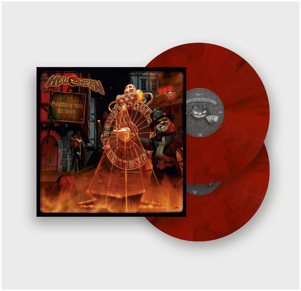 Helloween Gambling with the devil LP multicolor Helloween Gambling with the devil LP multicolor von Helloween