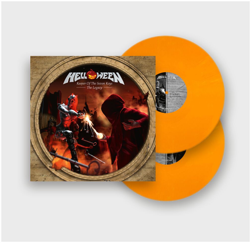 Helloween Keeper of the seven keys - The legacy LP multicolor von Helloween