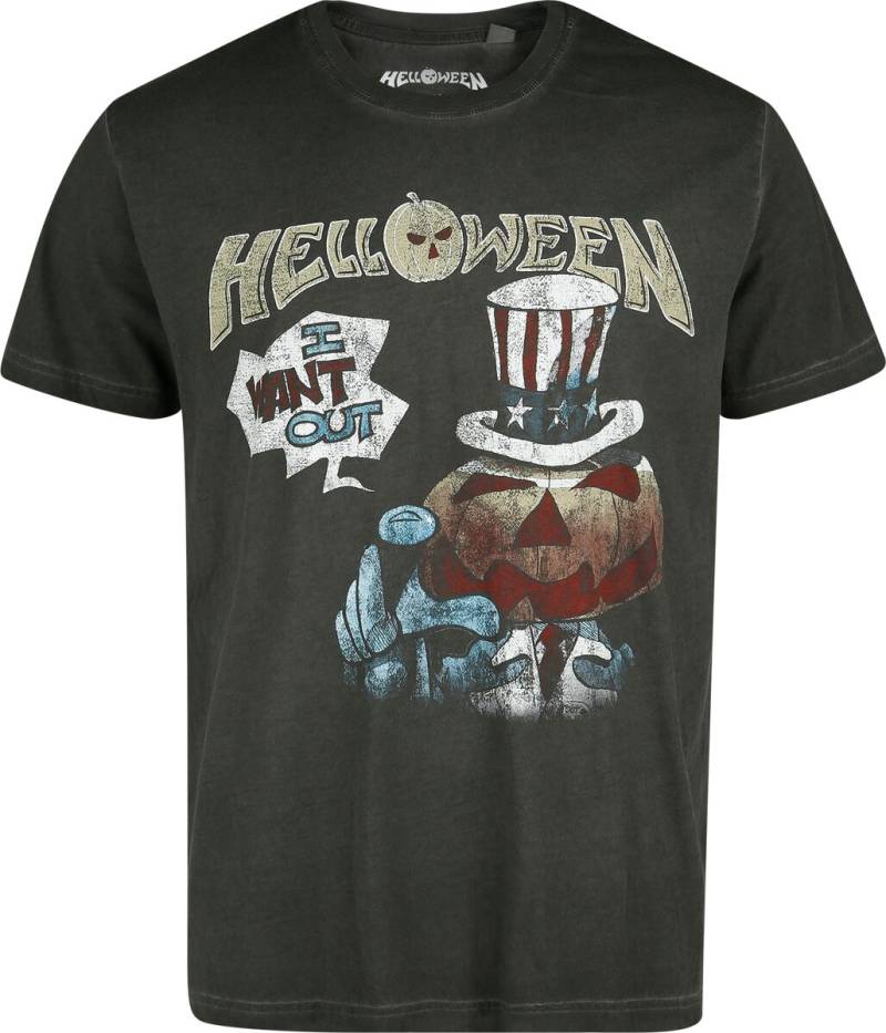 Helloween T-Shirt - I Want Out - S bis 4XL - für Männer - Größe S - anthrazit  - EMP exklusives Merchandise! von Helloween