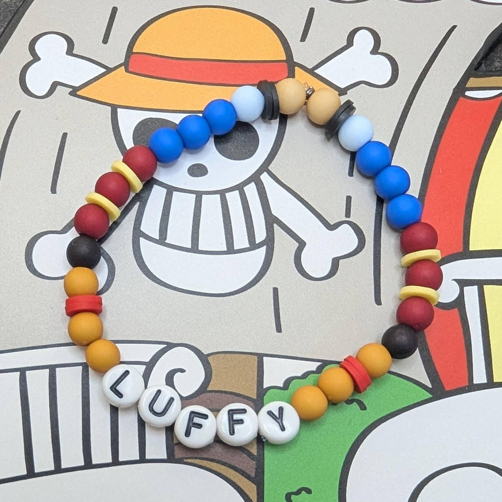 One Piece Inspired Bracelets - Strawhat Crew Pre-Timeskip von HelluvaCraftDE
