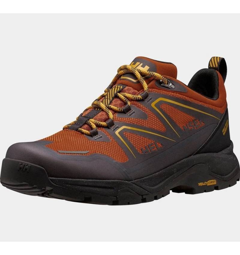 Helly Hansen Cascade Low HellyTech Waterproof (wasserdicht) orange/schwarz Herren Wanderschuh von Helly Hansen