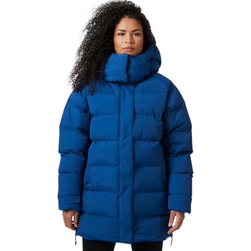 Helly-Hansen Damen Aspire Wasserdicht Winddicht Atmungsaktiv Jacke Puffy Parka, 606 Deep Fjord, M von Helly Hansen