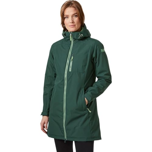 Helly Hansen Damen Belfast Winterjacke, wasserdicht, Winddicht, atmungsaktiv Isolierte Jacke, 495 Dunkeste Fichte, L von Helly Hansen