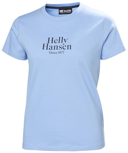 Helly-Hansen Damen Core Graphic T-Shirt, 627 Bright Blue, X-Groß von Helly Hansen