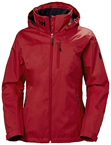 Damen Helly Hansen W Crew Hooded Midlayer Jacket, Rot, XS von Helly Hansen