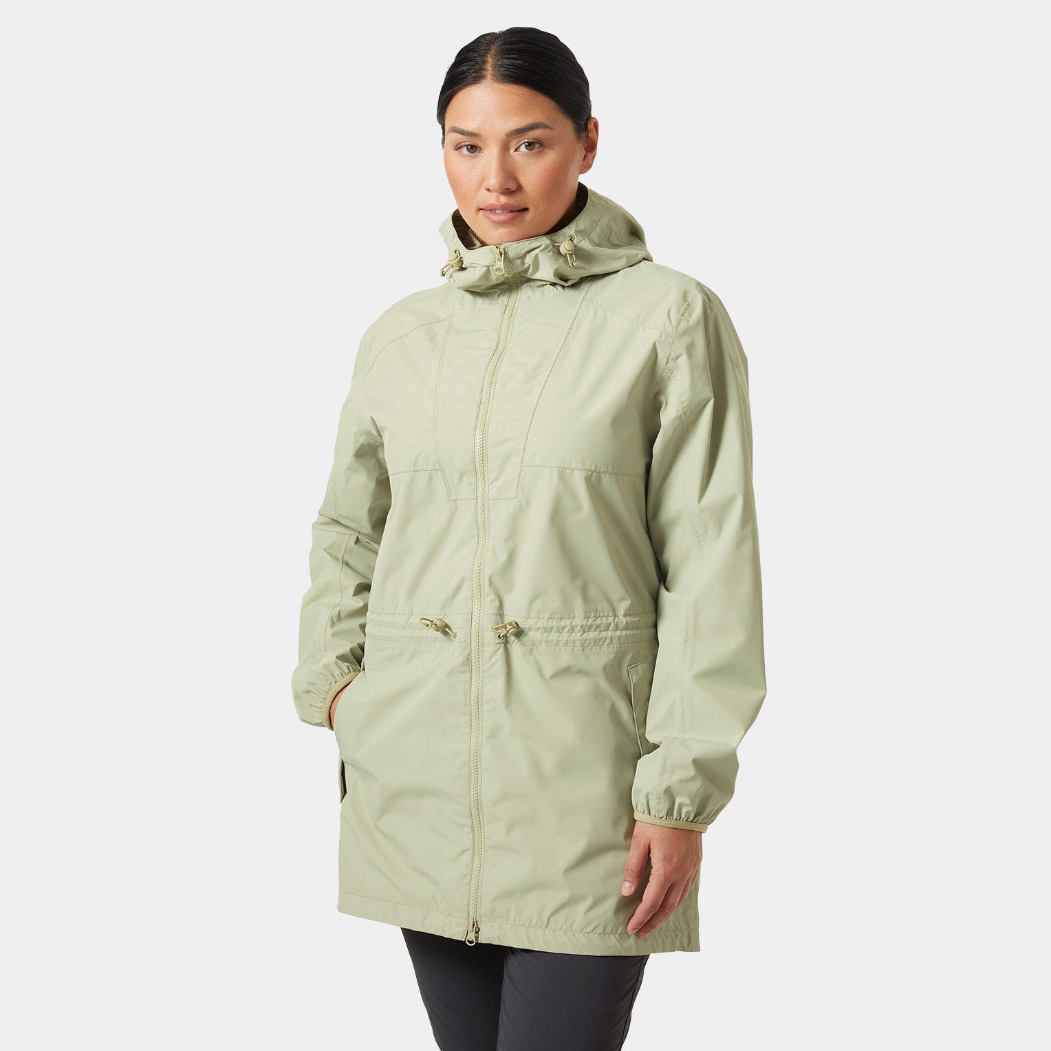 Helly Hansen Damen Essence Mittellanger Regenmantel L von Helly Hansen