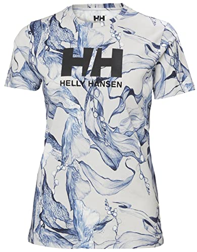 Helly Hansen Damen HH Logo T-Shirt, 853 Grey Fog Esra, Large von Helly Hansen