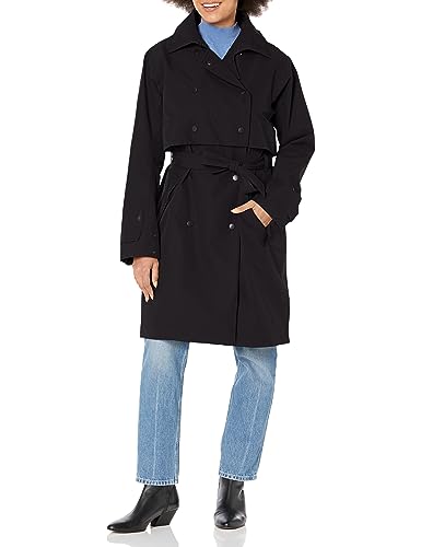 Helly-Hansen Damen Jane Trench Trenchcoat, 990 Schwarz, Medium von Helly-Hansen