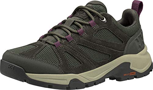 Helly Hansen Damen Switchback Trail Airflow Traillaufschuh, Beluga/Forest Night/Purple, 36 EU von Helly Hansen