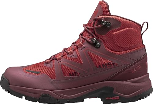 Helly Hansen Damen W Cascade Mid Ht Hiking Boots & Shoes, Hickory/Poppy RED, 37 EU von Helly Hansen