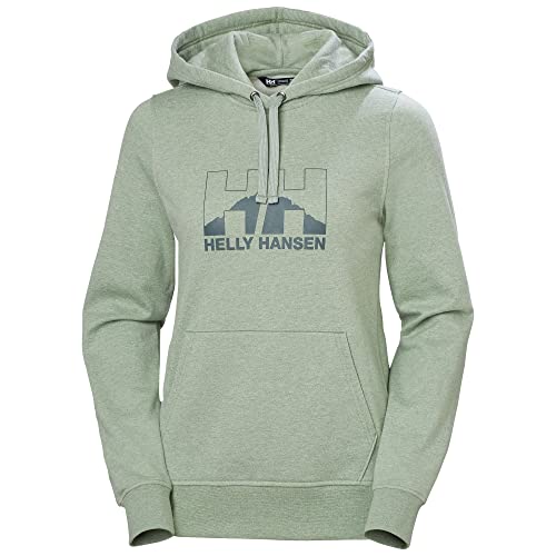Helly Hansen Damen W Nord Graphic Pullover Hoodie Hemd, Jade 2.0 Melange, S von Helly Hansen