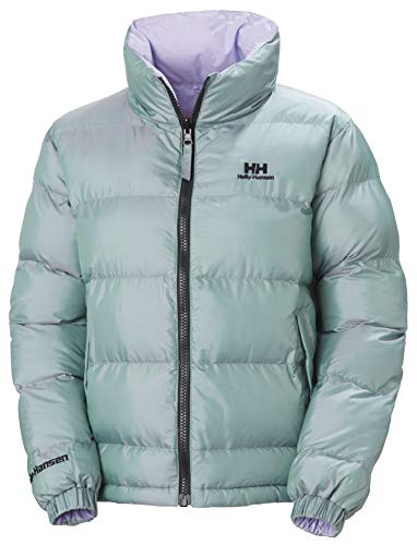 Helly Hansen Damen W YU Reversible Puffer Jacket Mantelkleid, 697 LILATECH, S von Helly Hansen