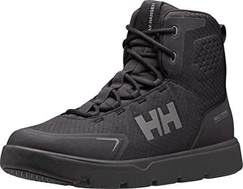 Helly Hansen Herren Canyon Ullr Walking-Schuh, Black/Gunmetal/Neon Orange, 42.5 EU von Helly Hansen