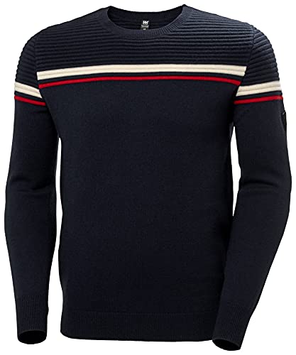 Helly Hansen Herren Carv Knitted Sweatshirt, Navy, L von Helly Hansen