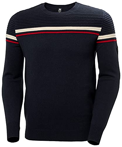 Helly Hansen Herren Carv Knitted Sweatshirt, Navy, S von Helly Hansen