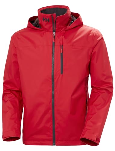 Helly Hansen Herren Crew Hooded Jacket 2.0, 162 Red, X-Large von Helly Hansen