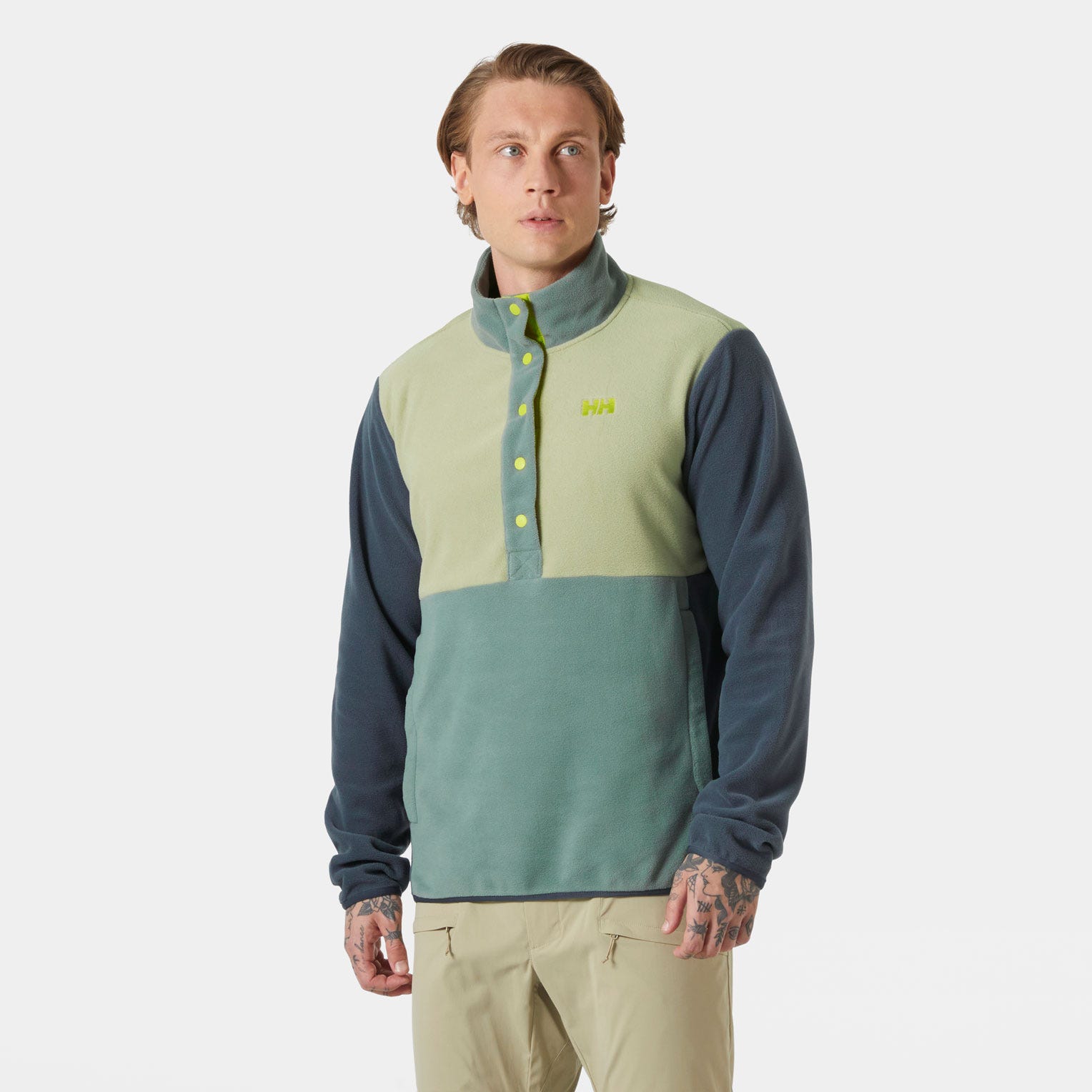 Helly Hansen Herren Daybreaker Pullover Mit Druckknöpfen L von Helly Hansen