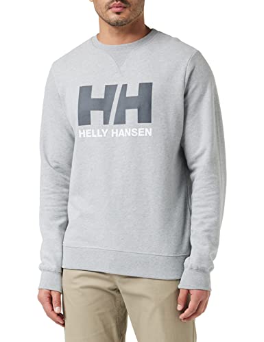 Helly Hansen Herren HH Logo Crew Pullover, Grau-Melange, XL von Helly Hansen