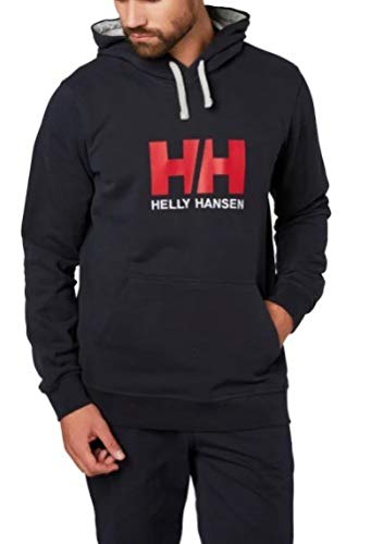 Helly Hansen Herren HH Logo Kapuzenpullover, Marineblau, S von Helly Hansen