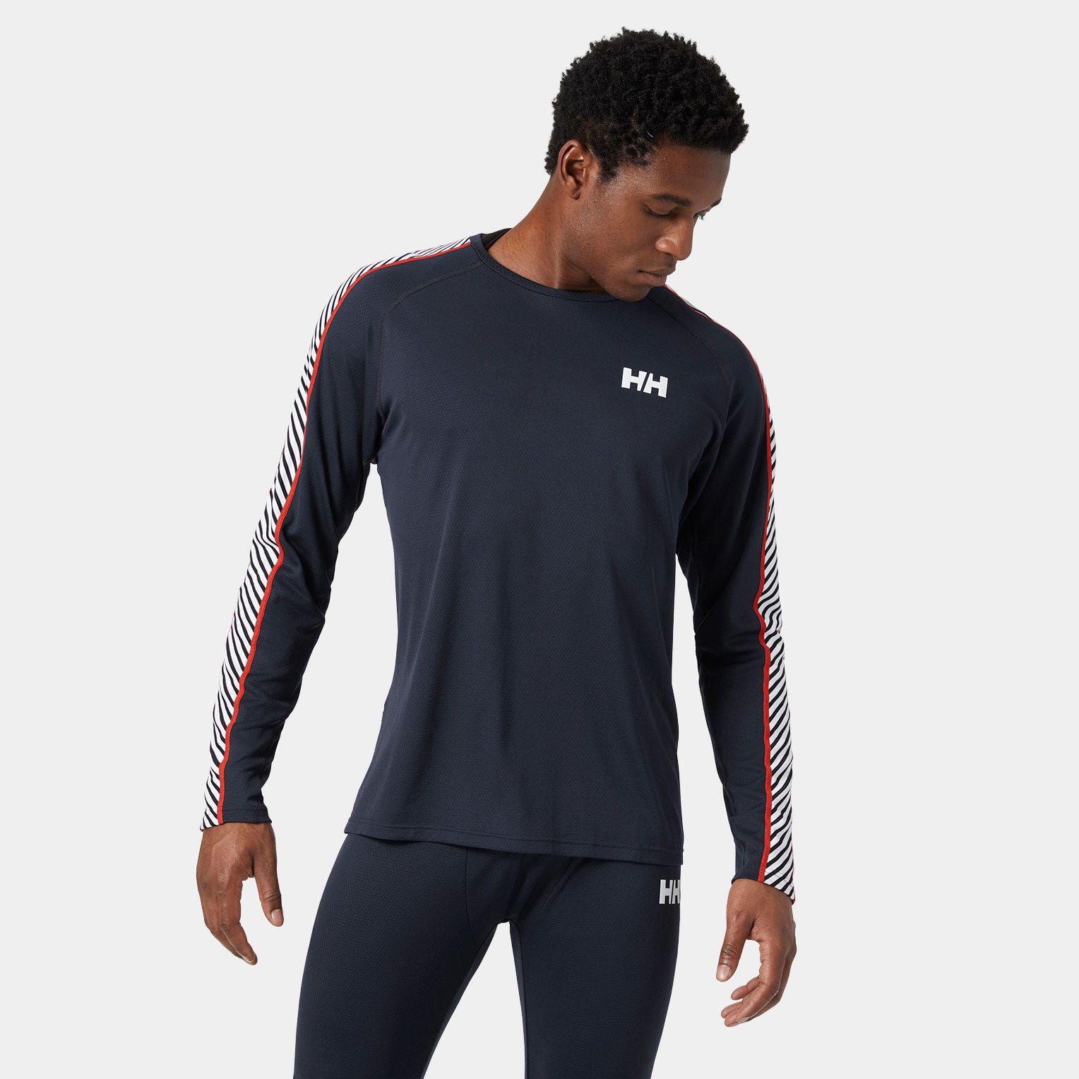 Helly Hansen Herren Lifa Active Stripe Crew Langarm-shirt S von Helly Hansen