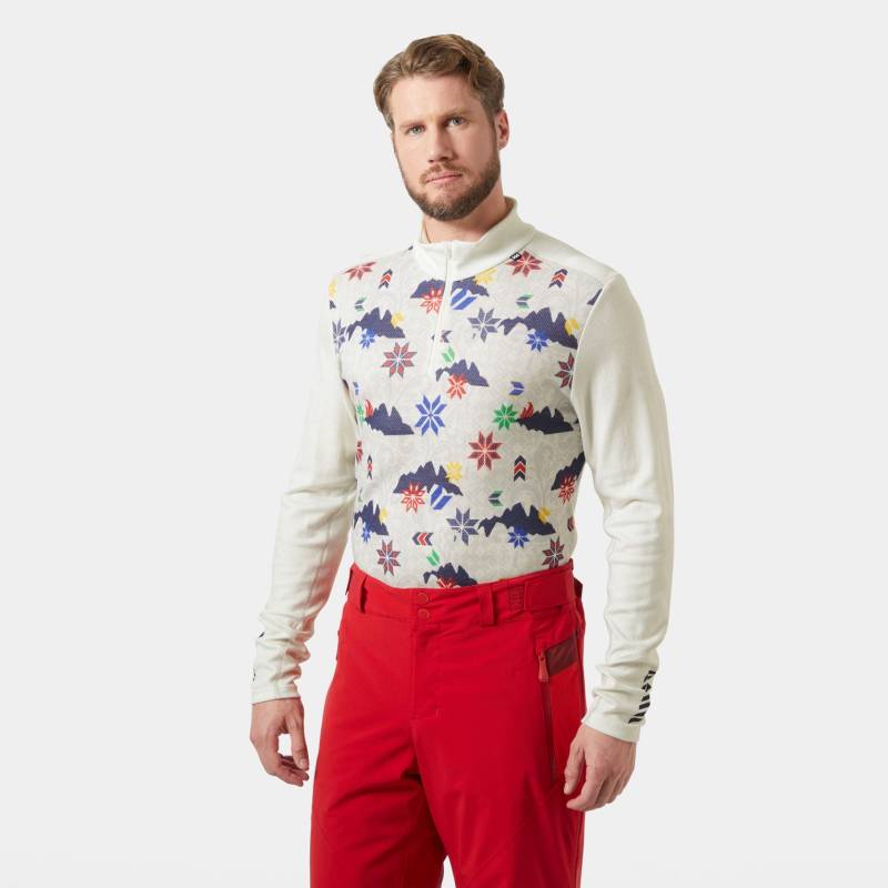 Helly Hansen Herren Lifa Merino Midweight Hoodie Mit Halbreißverschluss 2XL von Helly Hansen