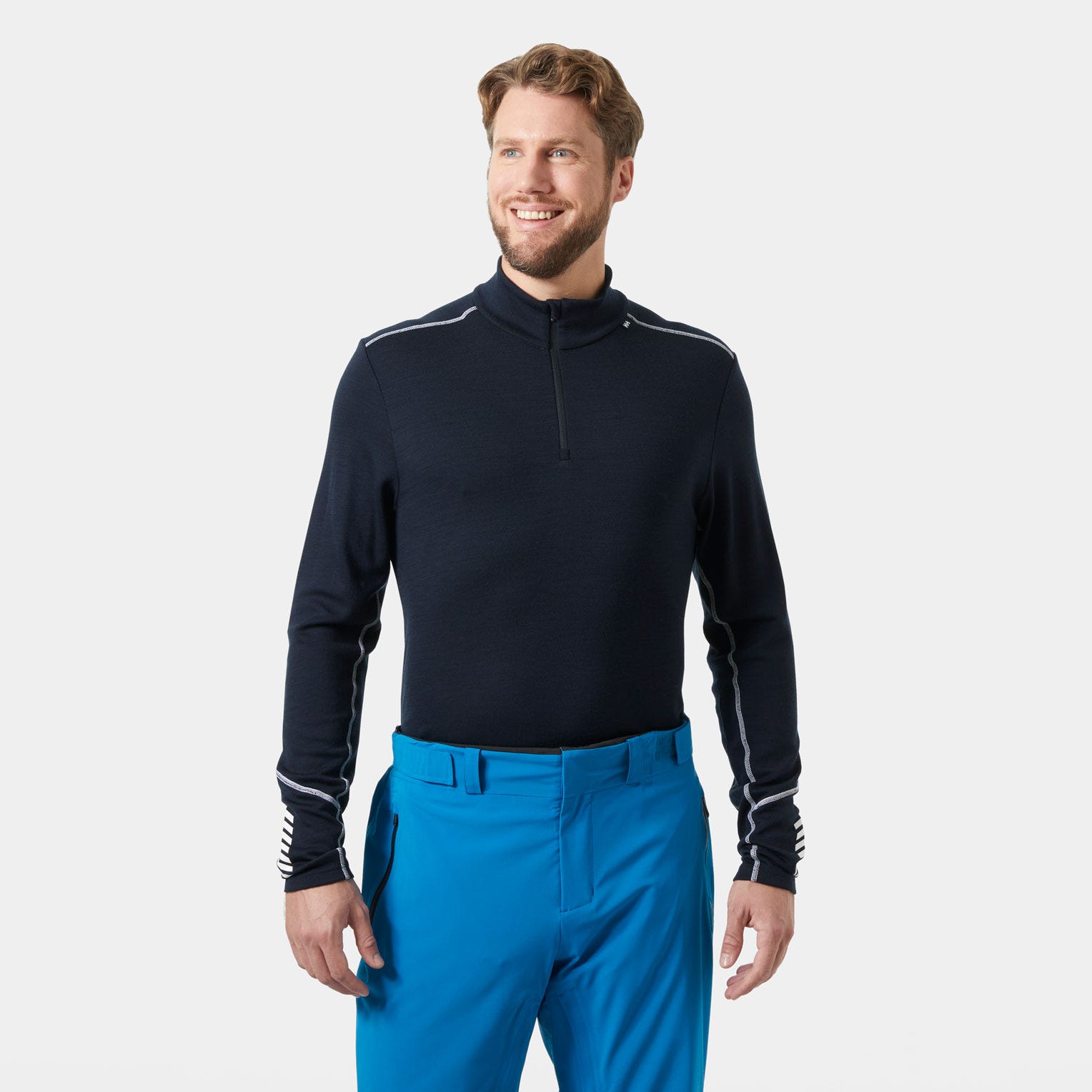 Helly Hansen Herren Lifa Merino Midweight Hoodie Mit Halbreißverschluss M von Helly Hansen