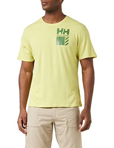 Helly Hansen Herren Lifa Tech Graphic T-Shirt, 455 Endive, L von Helly Hansen