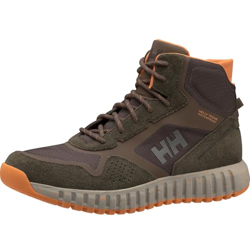 Helly Hansen Herren MONASHEE Wanderstiefel, Espresso/Marmalade/Alu, 45 EU von Helly Hansen