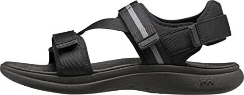 Helly Hansen Herren Sandefjord Sandal Platform, Black/Charcoal, 40 EU von Helly Hansen